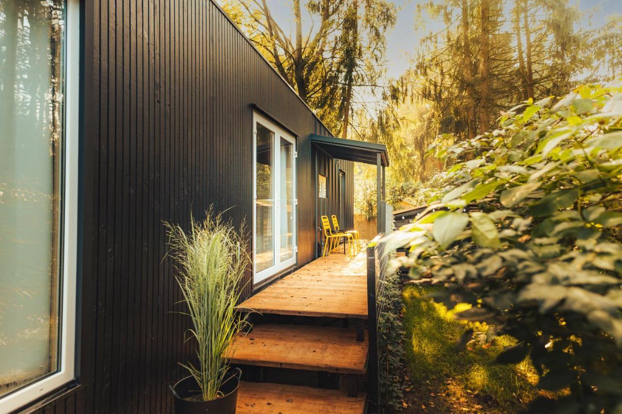 Black Cabin, Uniek Nieuw Verblijf Midden Op De Veluwe Koudhoorn Extérieur photo