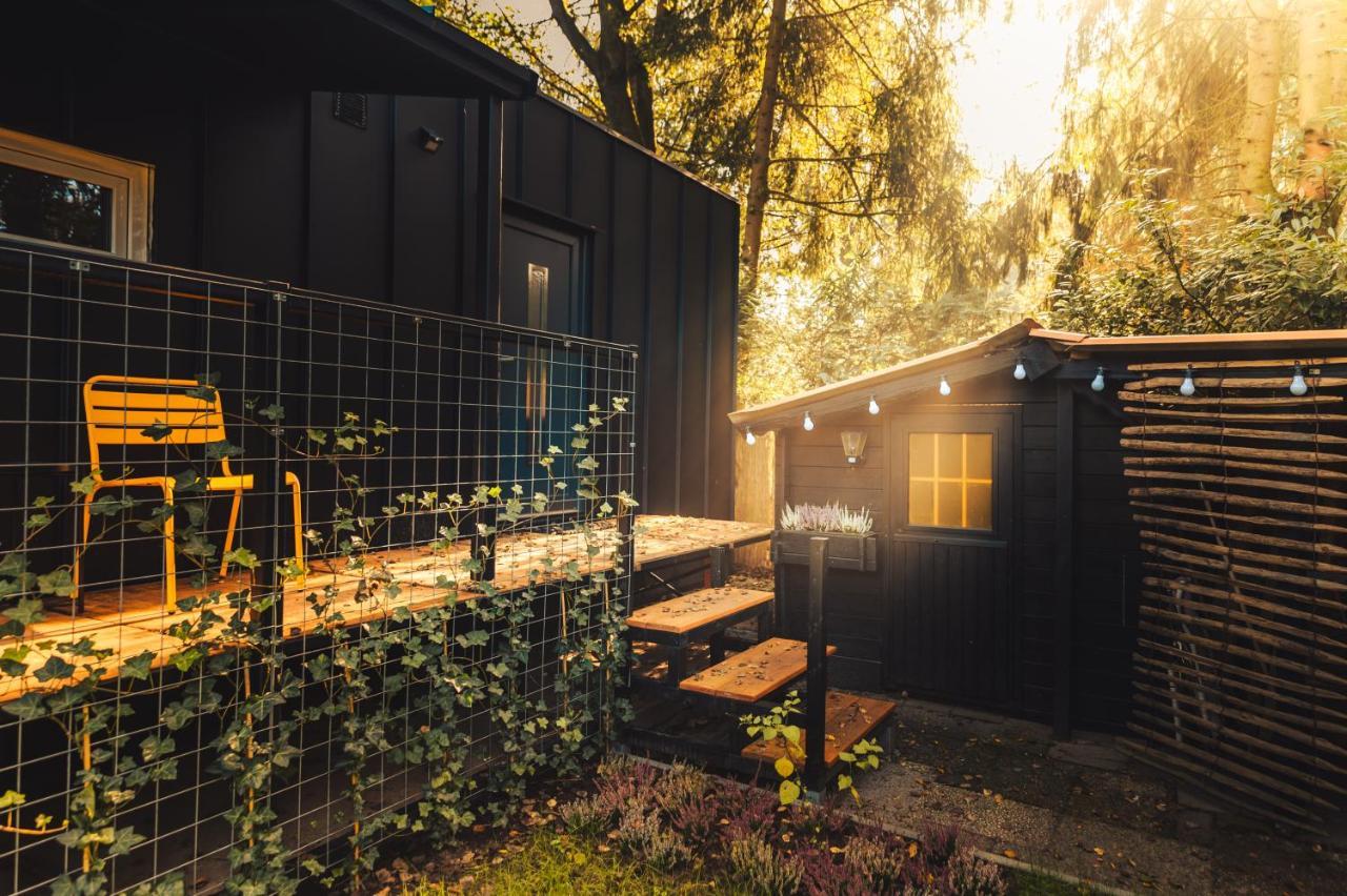 Black Cabin, Uniek Nieuw Verblijf Midden Op De Veluwe Koudhoorn Extérieur photo