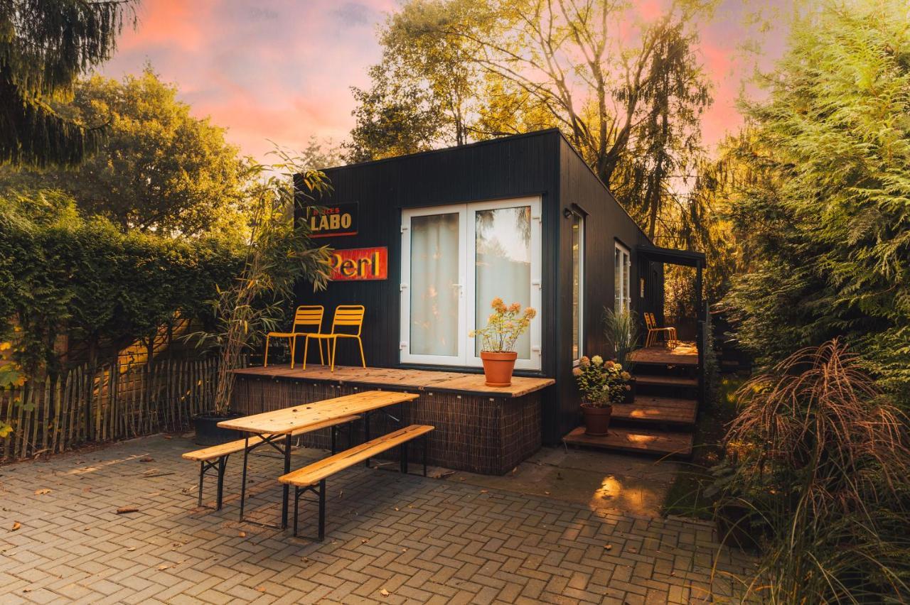 Black Cabin, Uniek Nieuw Verblijf Midden Op De Veluwe Koudhoorn Extérieur photo